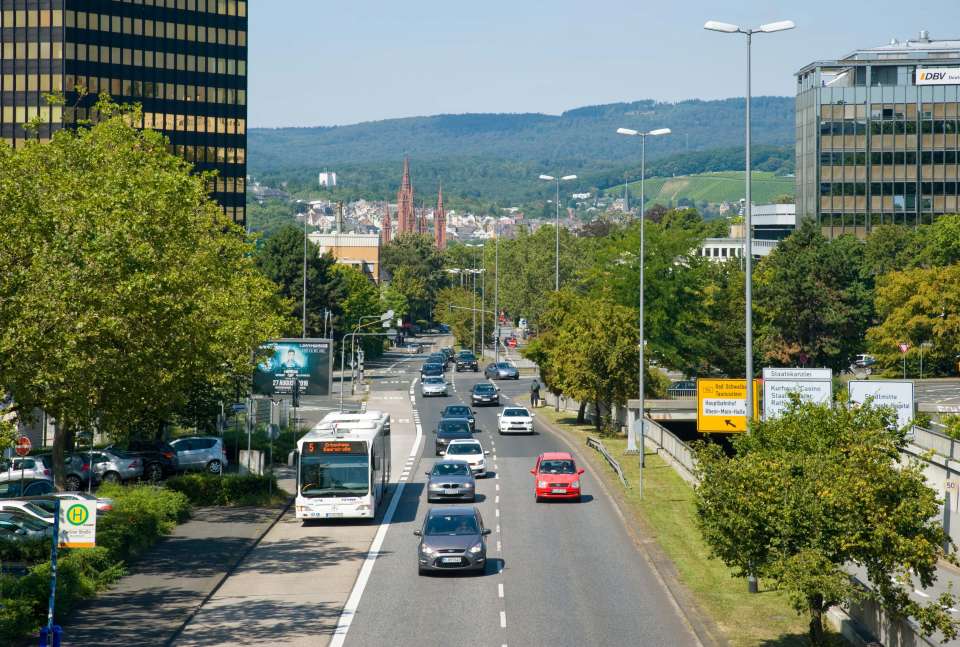 Autos auf der Straße